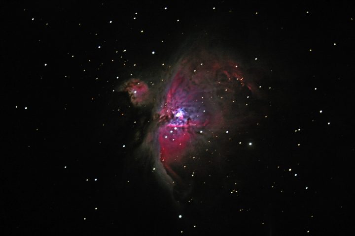 fireworks in the night sky